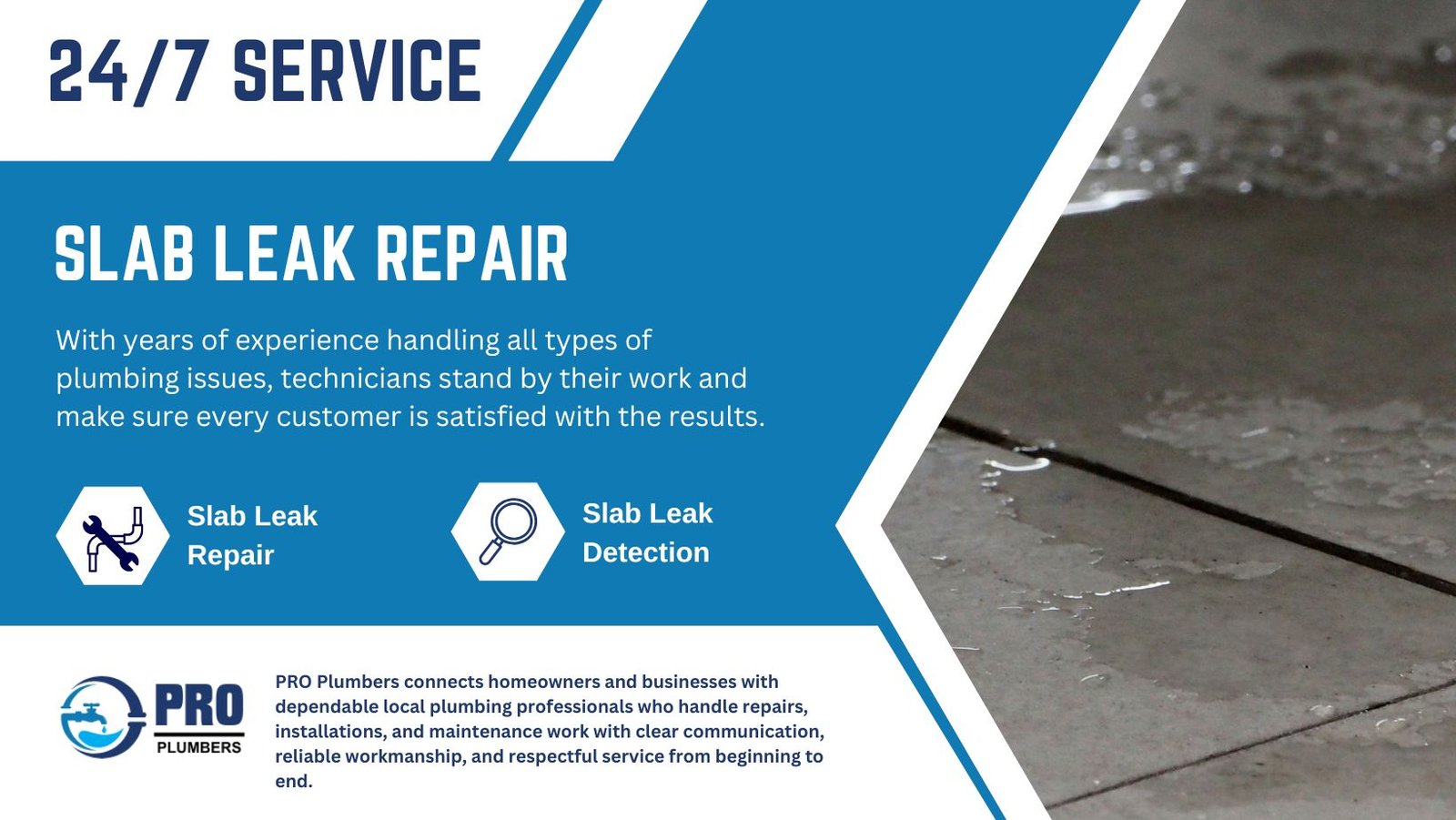 Slab Leak Repair in Flower Mound