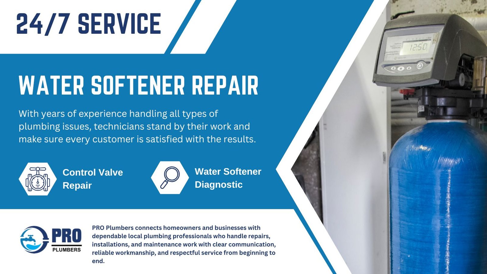 Water softener repair in Flower Mound, TX